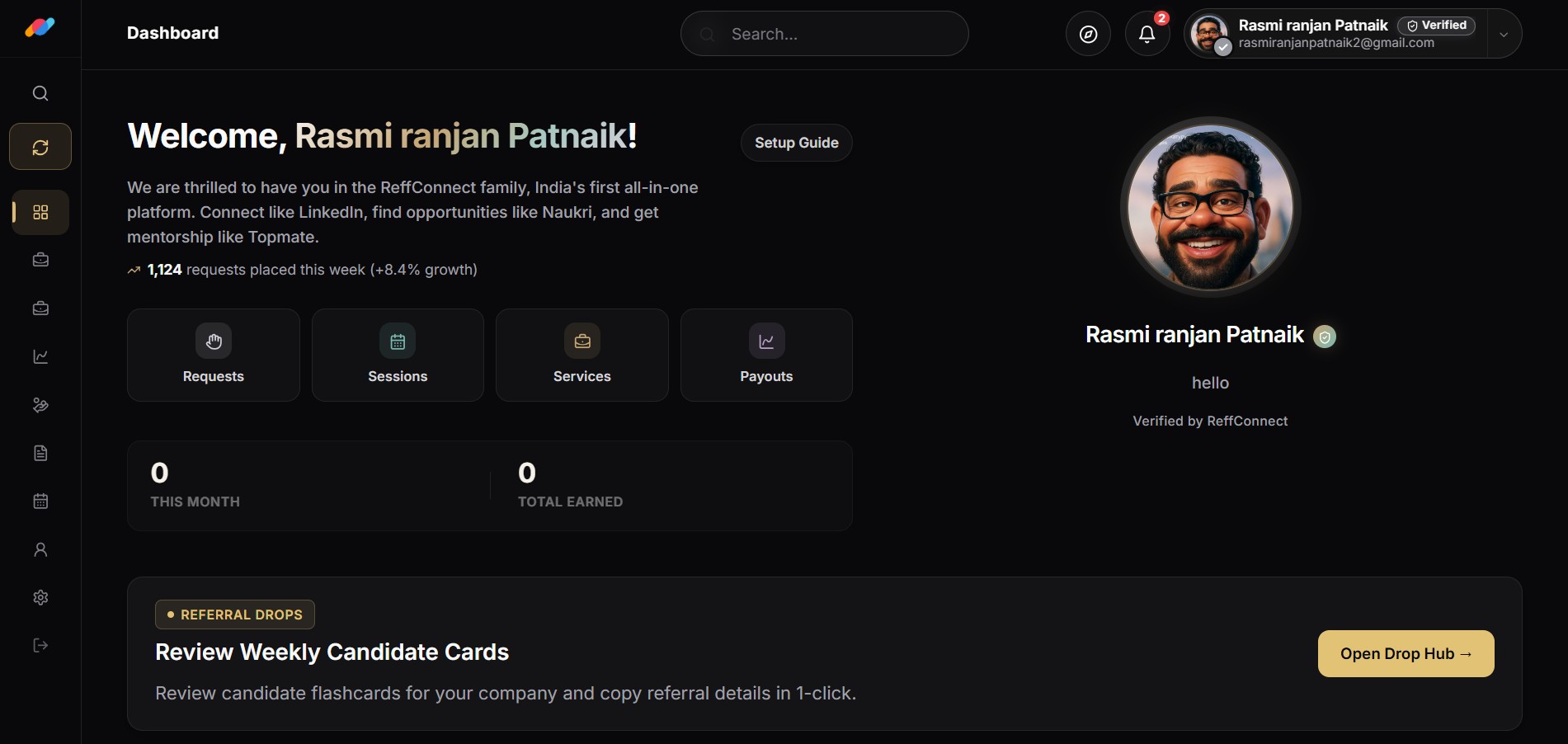 Reffconnect screenshot 1
